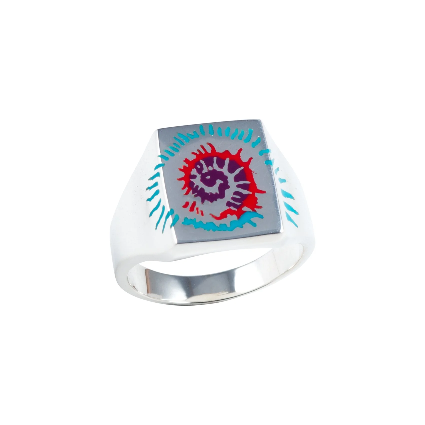 SPIRAL III' LRG Signet Ring — JASON Le COMPTE